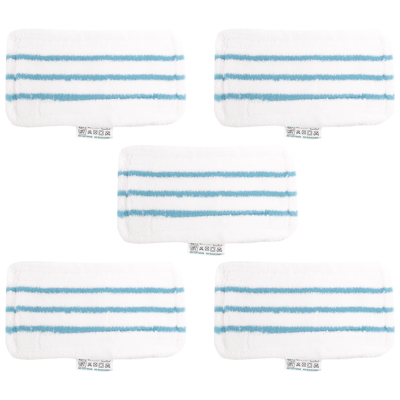 Bez marki Pack of 5 Microfiber Pads for Steam Mop Replacement Bez marki Pack of 5 Microfiber Pads for Steam Mop Replacement