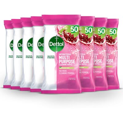 Dettol Antibacterial Surface Wipes, Pomegranate, 400 Wipes Dettol Antibacterial Surface Wipes, Pomegranate, 400 Wipes