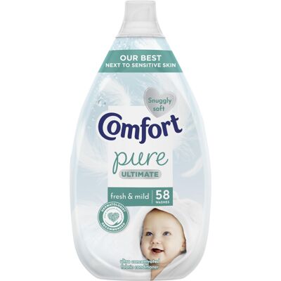 Comfort Pure Ultimate Fresh & Mild Ultra Concentrated Fabric Conditioner Dermato Comfort Pure Ultimate Fresh & Mild Ultra Concentrated Fabric Conditioner Dermato