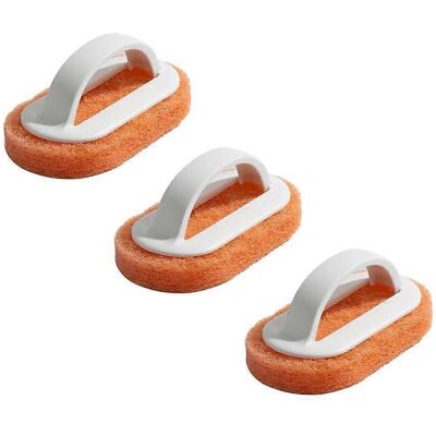 Unbranded (As show, One size) 3Pcs Sponge, Scouring Pad, Kitchen Brush, Bowl Brush, Pot Cl Unbranded (As show, One size) 3Pcs Sponge, Scouring Pad, Kitchen Brush, Bowl Brush, Pot Cl