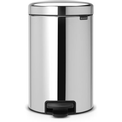 Brabantia NewIcon Pedal Bin 12L, Soft-Closure Rubbish Waste Bin, Removable Inner Brabantia NewIcon Pedal Bin 12L, Soft-Closure Rubbish Waste Bin, Removable Inner