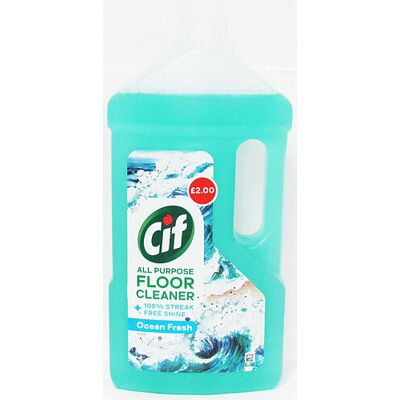 Cif Floor Cleaner Ocean 950ml (Pack of 8) Cif Floor Cleaner Ocean 950ml (Pack of 8)
