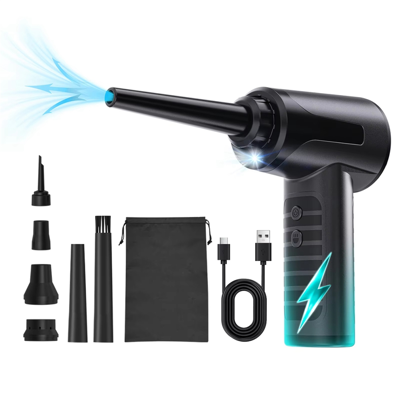 Saudism Compressed Air Duster 100000RPM Electric Rechargeable Cordless Blower for Keyboa Saudism Compressed Air Duster 100000RPM Electric Rechargeable Cordless Blower for Keyboa