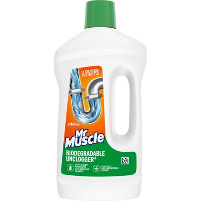 Mr Muscle Biodegradable Drain Unclogger & Cleaner, Biodegradable Formula to Clea Mr Muscle Biodegradable Drain Unclogger & Cleaner, Biodegradable Formula to Clea