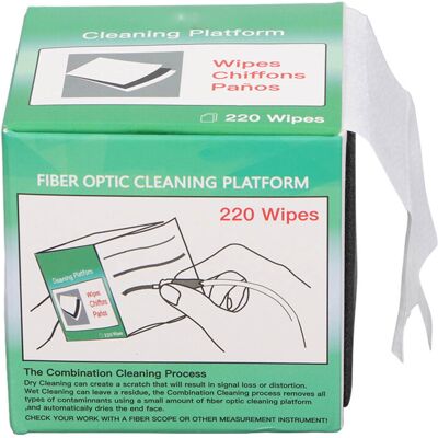 Unbranded Fiber Optic Cleaning Wipe 220 Sheets Dust Free Unbranded Fiber Optic Cleaning Wipe 220 Sheets Dust Free