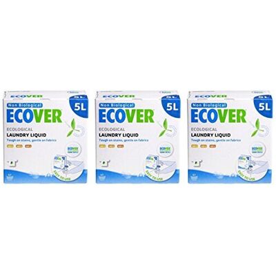 (3 PACK) - Ecover - Laundry Liquid Non Bio. 5000ml 3 PACK BUNDLE by ECOVER ( (3 PACK) - Ecover - Laundry Liquid Non Bio. 5000ml 3 PACK BUNDLE by ECOVER (