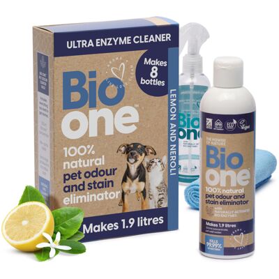 Bio one Enzyme Cleaner Concentrate - Powerful Pet Urine Odour Eliminator & Stain Remover Bio one Enzyme Cleaner Concentrate - Powerful Pet Urine Odour Eliminator & Stain Remover