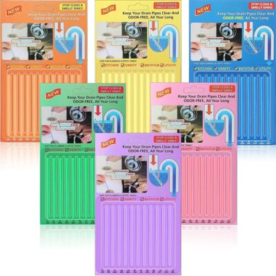 Great Uk Deals 5x Pack 72 Drain Cleaner Sticks Pipe Deodorizer Unclog Sink Kitchen Bathroom Fre Great Uk Deals 5x Pack 72 Drain Cleaner Sticks Pipe Deodorizer Unclog Sink Kitchen Bathroom Fre