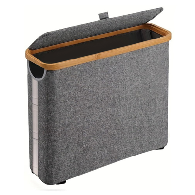 Exogio Toilet Paper Bin, Bin for Bathroom Storage with Lid, Organizer Basket,C Exogio Toilet Paper Bin, Bin for Bathroom Storage with Lid, Organizer Basket,C