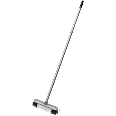 Addis Indoor Plastic Sweeping broom with Stiff Nylon bristles & 3pcs easy assemb Addis Indoor Plastic Sweeping broom with Stiff Nylon bristles & 3pcs easy assemb
