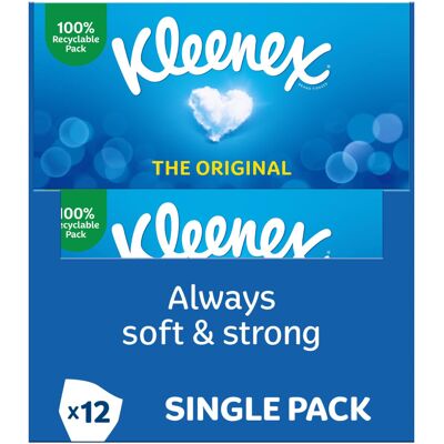 Kleenex Original Tissues - 12 Boxes (768 Tissues Total) Kleenex Original Tissues - 12 Boxes (768 Tissues Total)