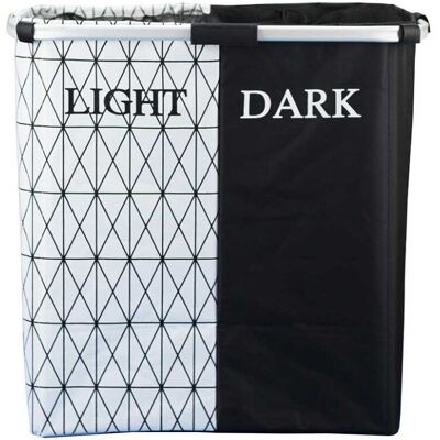 Unbranded (Black White) Laundry Basket Dirty Clothes Hamper Oxford Cloth Organizer Washing Unbranded (Black White) Laundry Basket Dirty Clothes Hamper Oxford Cloth Organizer Washing