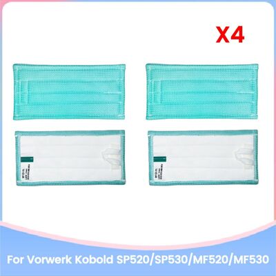 Unbranded 4PCS Mop Pads for Vorwerk Kobold SP520/SP530/MF520/MF530 Vacuum Cleaner Parts Wa Unbranded 4PCS Mop Pads for Vorwerk Kobold SP520/SP530/MF520/MF530 Vacuum Cleaner Parts Wa