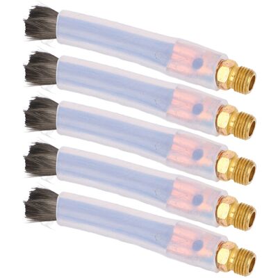 Unbranded 5 Brass Head Fiber Weld Cleaning Brushes Unbranded 5 Brass Head Fiber Weld Cleaning Brushes
