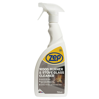 Zep Wood Burner and Stove Glass Cleaner Spray 750ml Zep Wood Burner and Stove Glass Cleaner Spray 750ml