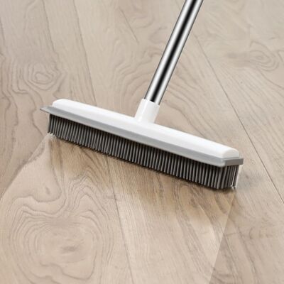 Unbranded Rubber Broom for Pet Hair 30 cm Wide Brush Head 8 Rows of Brushes For Carpet and Unbranded Rubber Broom for Pet Hair 30 cm Wide Brush Head 8 Rows of Brushes For Carpet and