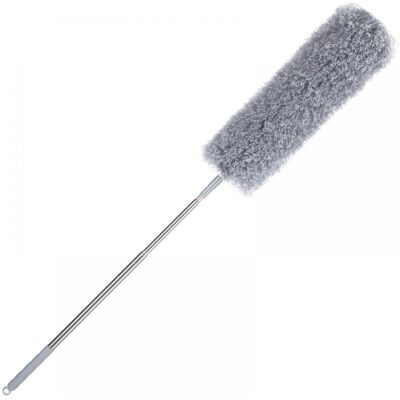 Unbranded Microfiber Duster for Furniture Cleaning, Flexible Head Telescopic Extension Pol Unbranded Microfiber Duster for Furniture Cleaning, Flexible Head Telescopic Extension Pol
