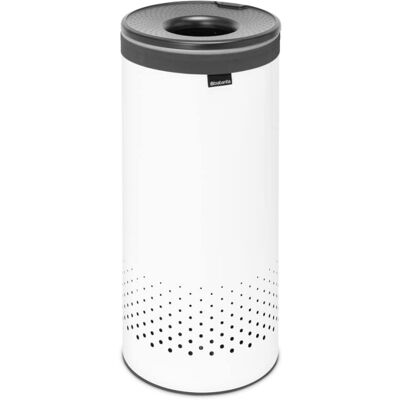 Brabantia - Laundry Bin - Handsfree Plastic Lid - Portable Laundry Bag Inside - Brabantia - Laundry Bin - Handsfree Plastic Lid - Portable Laundry Bag Inside -