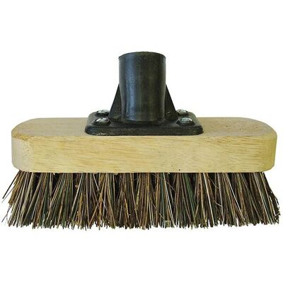 Faithfull Deck Scrub Broom Head 175mm (7in) Threaded Socket Faithfull Deck Scrub Broom Head 175mm (7in) Threaded Socket