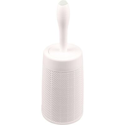 Addis Faux Hessian Round Plastic Toilet Brush Set with Internal Detergent Inject Addis Faux Hessian Round Plastic Toilet Brush Set with Internal Detergent Inject