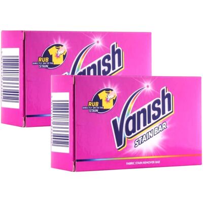 Vanish Fabric Stain Remover PreTreat Stain Bar 75g Pack of 2 Targeted Stain Vanish Fabric Stain Remover PreTreat Stain Bar 75g Pack of 2 Targeted Stain