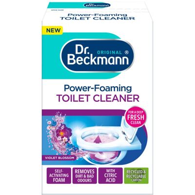 Dr. Beckmann Dr Beckmann PowerFoaming Toilet Cleaner Violet Blossom For a deep fresh c Dr. Beckmann Dr Beckmann PowerFoaming Toilet Cleaner Violet Blossom For a deep fresh c