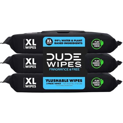 Dude Wipes Flushable Wet Wipes Dispenser (3 Dude Wipes Flushable Wet Wipes Dispenser (3