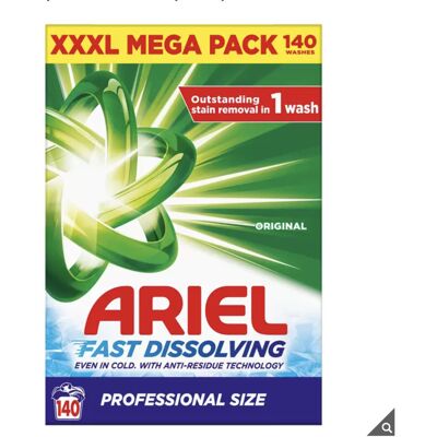 Ariel Washing Powder Professional Laundry Detergent 91KG 140 Wash Ariel Washing Powder Professional Laundry Detergent 91KG 140 Wash