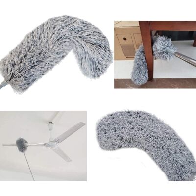 Unbranded Extendable Duster with Telescopic Extension Pole, Bendable Microfiber Head for H Unbranded Extendable Duster with Telescopic Extension Pole, Bendable Microfiber Head for H