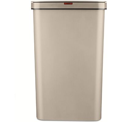Tower 50L Rectangular Sensor Bin - Latte Tower 50L Rectangular Sensor Bin - Latte