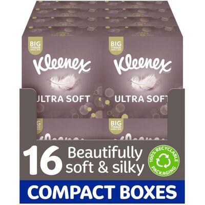 Kleenex Ultra Soft Extra Large Box Tissues 16 Pack Kleenex Ultra Soft Extra Large Box Tissues 16 Pack