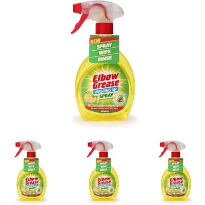 Elbow Grease Amazing Washing Up Spray Lemon Fresh Spray Wipe Rinse 500 ml P Elbow Grease Amazing Washing Up Spray Lemon Fresh Spray Wipe Rinse 500 ml P