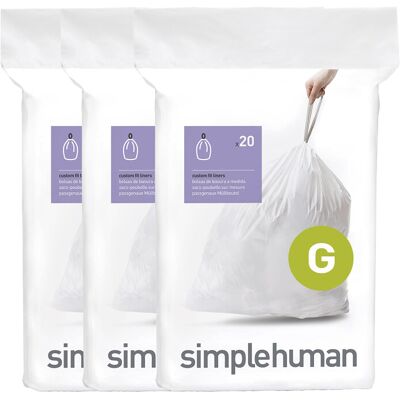 simplehuman CW0257 code G Custom Fit Bin simplehuman CW0257 code G Custom Fit Bin