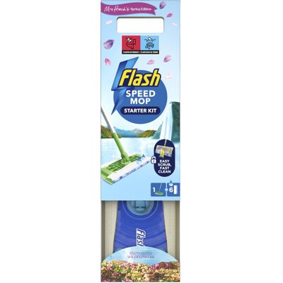Flash Speedmop Mrs Hinch's Wet Mop Head Floor Cleaner Starter Kit For Cleaning F Flash Speedmop Mrs Hinch's Wet Mop Head Floor Cleaner Starter Kit For Cleaning F