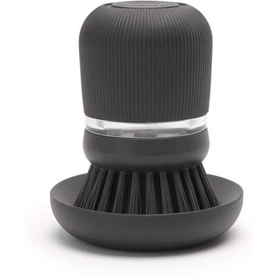 Brabantia Refillable Soap Dispensing Washing Up Brush (Dark Grey) Secure Grip Pa Brabantia Refillable Soap Dispensing Washing Up Brush (Dark Grey) Secure Grip Pa