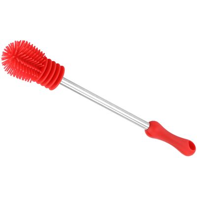 Unbranded Durable Bottle Brush For Long-Handle Needs, Non-scratch Nylon Bristles With Ergo Unbranded Durable Bottle Brush For Long-Handle Needs, Non-scratch Nylon Bristles With Ergo