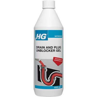 HG - Drain & Plug Unblocker Gel - 1L (Pack of 3) HG - Drain & Plug Unblocker Gel - 1L (Pack of 3)