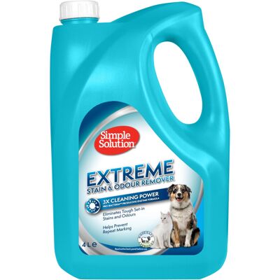 Simple Solution Extreme Pet Stain and Odour Remover, Enzymatic Cleaner with 3X P Simple Solution Extreme Pet Stain and Odour Remover, Enzymatic Cleaner with 3X P