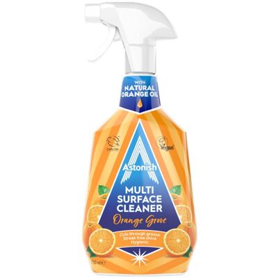 Astonish - Multi Surface Cleaner 750ml - Orange Grove Astonish - Multi Surface Cleaner 750ml - Orange Grove