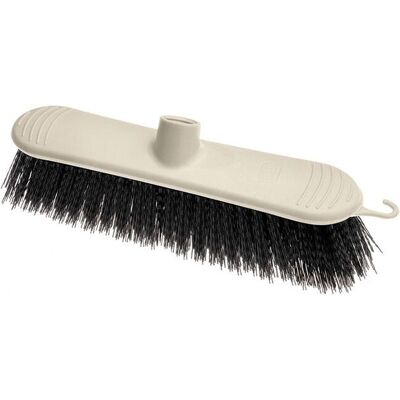Addis Plastic Broom Head Stiff Bristle Linen Beige Addis Plastic Broom Head Stiff Bristle Linen Beige