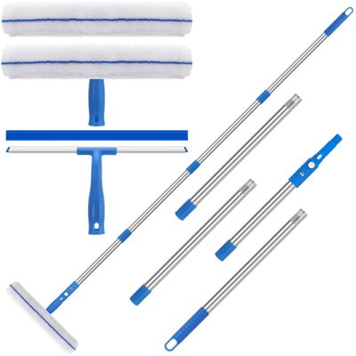 saerryor 63Inch Window Cleaning Equipment, Extendable Window Cleaning Kit with Extension saerryor 63Inch Window Cleaning Equipment, Extendable Window Cleaning Kit with Extension