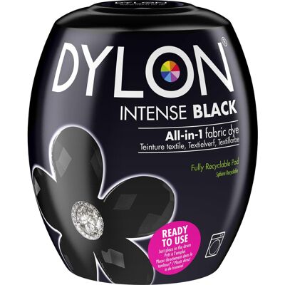 Dylon Washing Machine Fabric Dye Pod Intense Black, 350g, Packaging May Vary Dylon Washing Machine Fabric Dye Pod Intense Black, 350g, Packaging May Vary