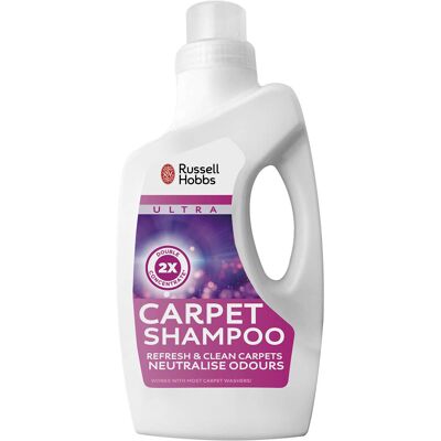 Russell Hobbs RHSMP103AB Double Concentrated 1L Carpet Shampoo in Alpine Fragran Russell Hobbs RHSMP103AB Double Concentrated 1L Carpet Shampoo in Alpine Fragran