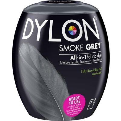 DYLON Washing Machine Fabric Dye Pod for Clothes & Soft Furnishings, Smoke Grey, DYLON Washing Machine Fabric Dye Pod for Clothes & Soft Furnishings, Smoke Grey,