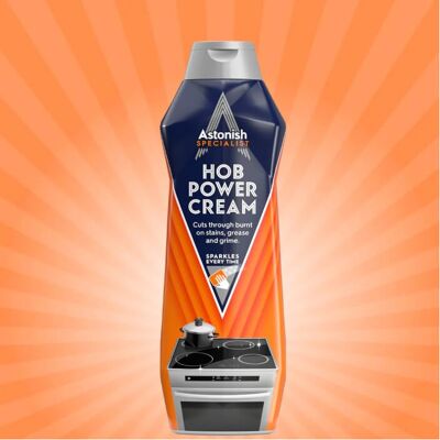 Astonish Specialist Hob Cream Cleaner for Tough Burnt on Stains Protec Astonish Specialist Hob Cream Cleaner for Tough Burnt on Stains Protec