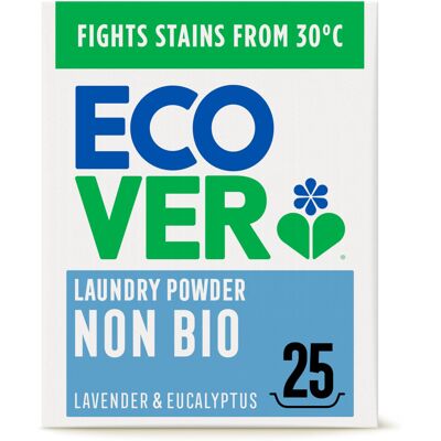 Ecover Lavender & Eucalyptus Non Bio Laundry Washing Powder 1.875kg Ecover Lavender & Eucalyptus Non Bio Laundry Washing Powder 1.875kg