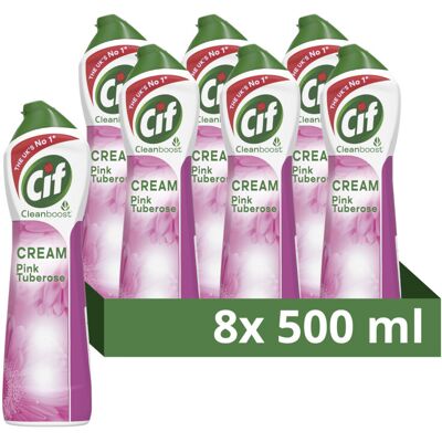 Cif Pink Tuberose Cream Cleaner 100% tough dirt removal multipurpose surface cle Cif Pink Tuberose Cream Cleaner 100% tough dirt removal multipurpose surface cle
