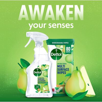 Dettol Antibacterial Multi Surface Cleaning Wipes Crisp Pear 350 Wipes Dettol Antibacterial Multi Surface Cleaning Wipes Crisp Pear 350 Wipes