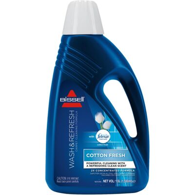BISSELL Wash & Refresh Febreze Cotton Fresh Carpet Cleaner Solution, Upholstery BISSELL Wash & Refresh Febreze Cotton Fresh Carpet Cleaner Solution, Upholstery