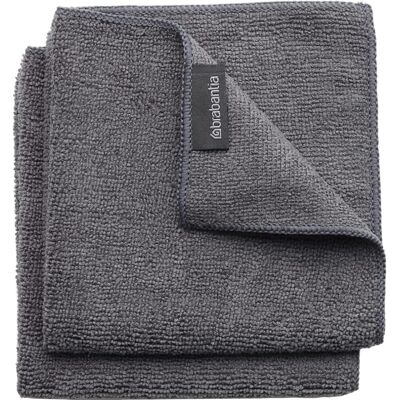 Brabantia 118029 Microfibre Cleaning Cloths (x 2) - Machine Washable Brabantia 118029 Microfibre Cleaning Cloths (x 2) - Machine Washable